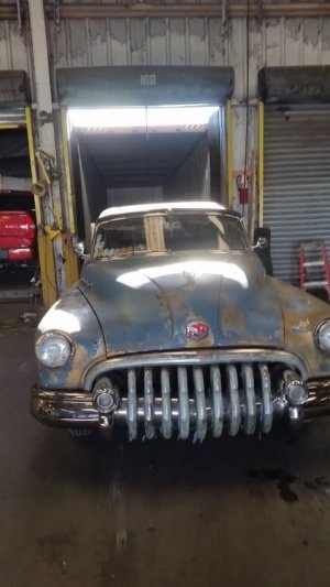 Ретро авто из США Кадиллак 1950 выгрузка декабрь 2017